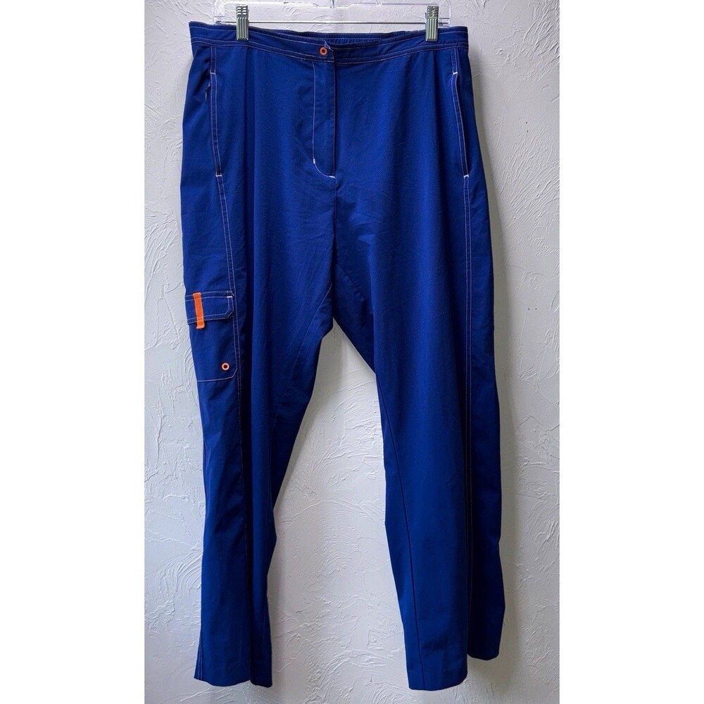 Tail Women’s Solid Blue Pants Size L Zippered Pockets